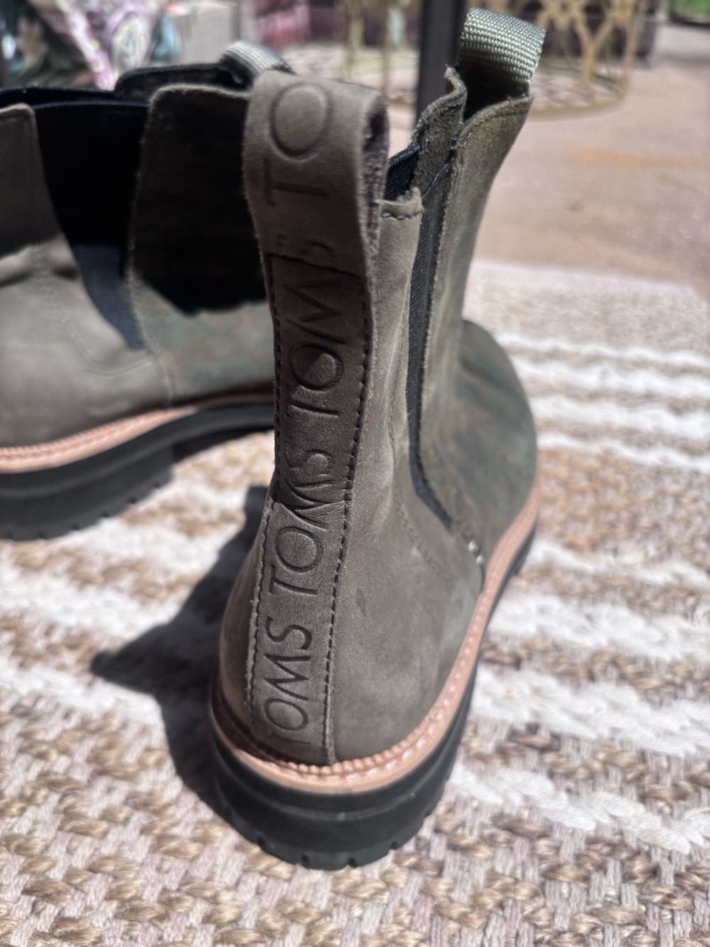 TOMS Dakota Boot Camo Boot in Olive Green